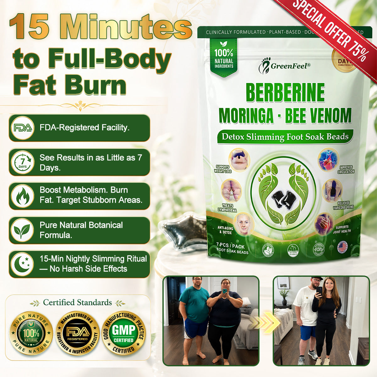 ✅𝐎𝐟𝐟𝐢𝐜𝐢𝐚𝐥 𝐁𝐫𝐚𝐧𝐝 𝐒𝐭𝐨𝐫𝐞 |👩‍⚕️𝑮𝒓𝒆𝒆𝒏𝑭𝒆𝒆𝒍® 𝑩𝒆𝒓𝒃𝒆𝒓𝒊𝒏𝒆 𝑴𝒐𝒓𝒊𝒏𝒈𝒂- 𝑩𝒆𝒆 𝑽𝒆𝒏𝒐𝒎 Metabolic Wellness Foot Soak Beads