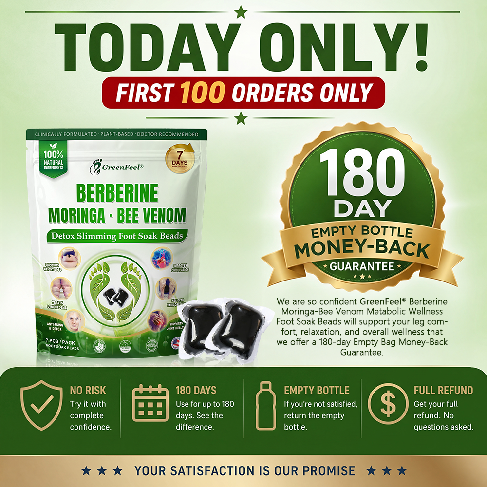 ✅𝐎𝐟𝐟𝐢𝐜𝐢𝐚𝐥 𝐁𝐫𝐚𝐧𝐝 𝐒𝐭𝐨𝐫𝐞 |👩‍⚕️𝑮𝒓𝒆𝒆𝒏𝑭𝒆𝒆𝒍® 𝑩𝒆𝒓𝒃𝒆𝒓𝒊𝒏𝒆 𝑴𝒐𝒓𝒊𝒏𝒈𝒂- 𝑩𝒆𝒆 𝑽𝒆𝒏𝒐𝒎 Metabolic Wellness Foot Soak Beads